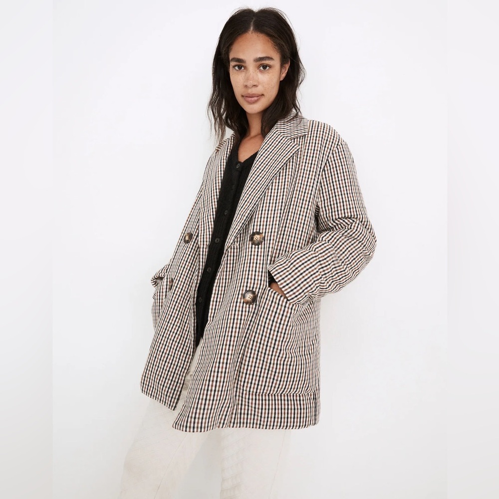 Madewell Padded Jacket Blazer